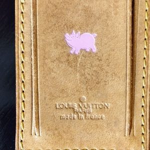 Louis Vuitton Luggage Tag Vachetta Year of Pig